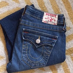 True Religion Billy Straight Low Rise 28x34